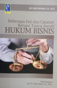 Image of Berupa Hal Dan Catatan Berupa Tanya Jawab Hukum Bisnis