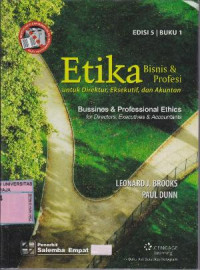 Image of Etika Bisnis dan Profesi untuk Direktur, Eksekutif dan Akuntan