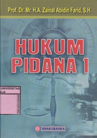 Image of Hukum Pidana I