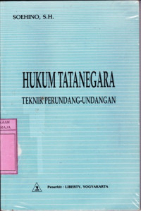 Image of Hukum Tatanegara : Teknik Perundang - Undangan