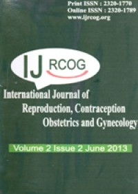Image of International Journal of RFeproduction, Contraception Obstetrics and Gynecology