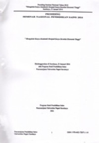 Image of Seminar Nasional Fisika dan Pembelajarannya 2016 : Mengubah Karya Akademik menjadi Karya Bernilai Ekonomi Tinggi