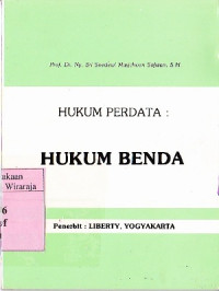 Image of Hukum Perdata : Hukum Benda