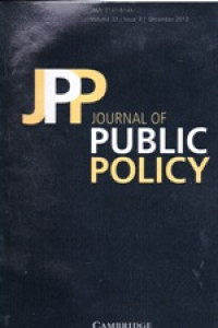 Image of Journal of Public Policy