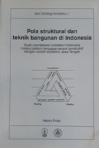 Image of Pola Struktur dan Teknik Bangunan di Indonesia: Suatu Pendekatan Arsitektur Indonesia Melalui Pattern Language secara Kontruktif denga Contoh Arsitektur Jawa Tengah