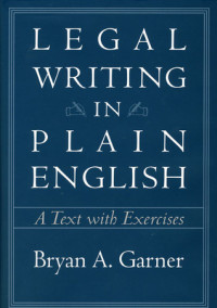 Image of Legal Writing in Plain English: A Text with Exercises