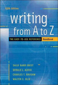 Image of Writing from A to Z: the easy-to-use reference handbook