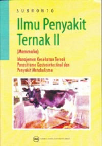 Image of Ilmu Penyakit Ternak II (Mamalia)