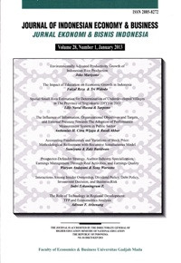 Image of Jurnal of Indonesia Economy & Business