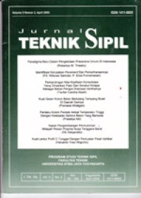 Image of Jurnal Teknik Sipil