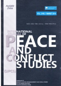 Image of International Journal Of Peace And Conflict Studies