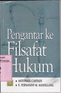 Image of Pengantar ke Filsafat Hukum