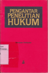 Image of Pengantar Penelitian Hukum