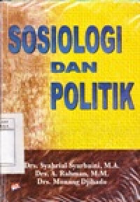 Image of Sosiologi dan Politik
